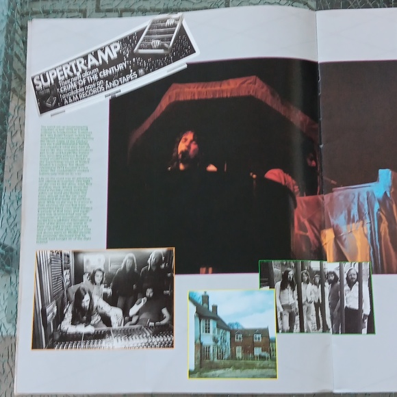 Vintage Supertramp Concert Programme with 3 Ticket Stubs - Picture 8 of 14